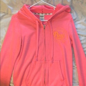 Pink Zip-up hoodie